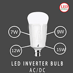 Luminosity Rechargeable LED Bulb (Pack 1-White)