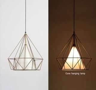 Decorative Wire mesh pendant Light, Hanging Light, Lamp (set of 1)