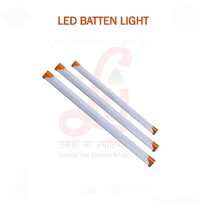 LED Tube Lights 12Watt (2ft-pack of 6) - Luminosity